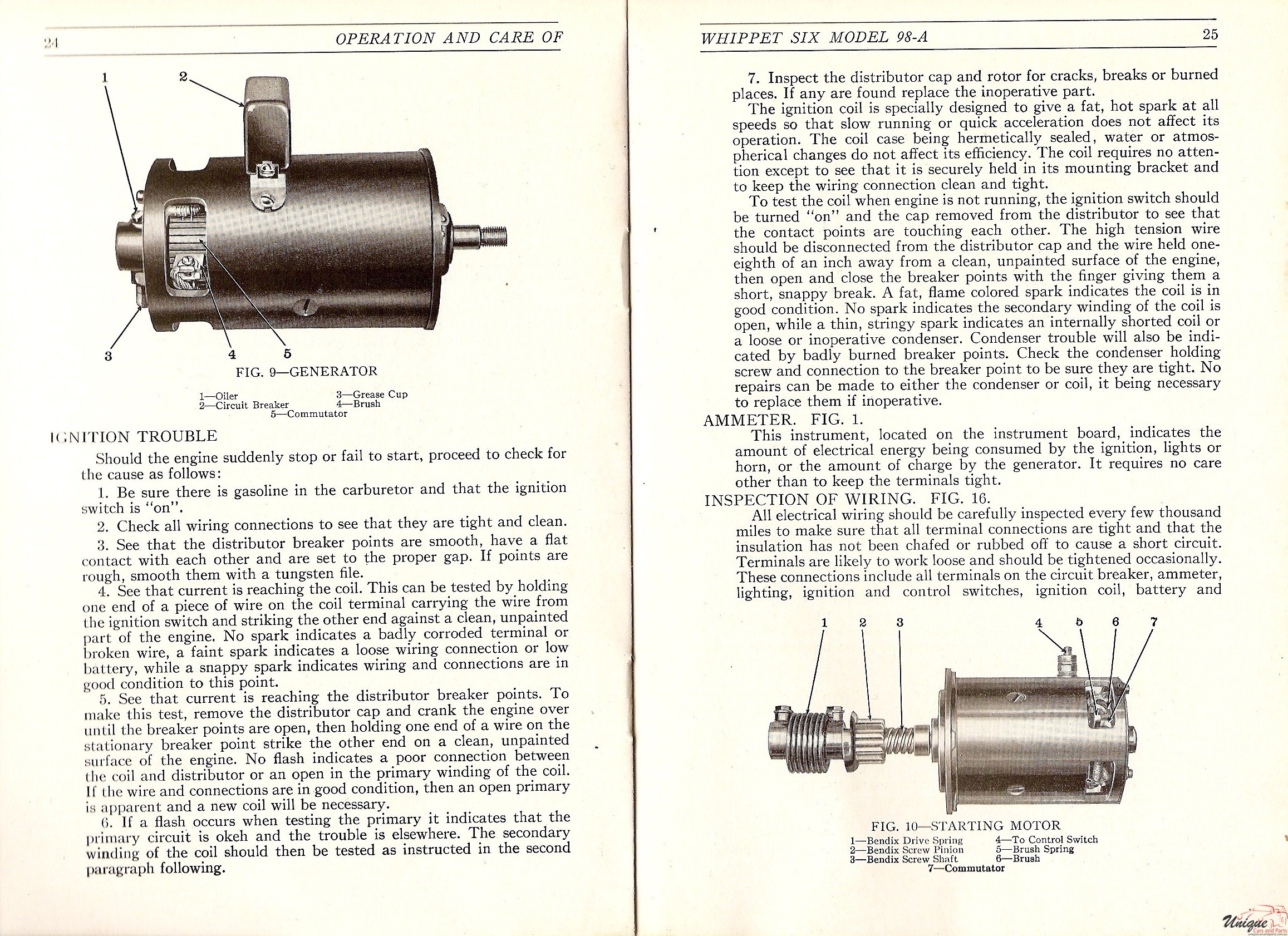 1929 Whippet Operator Manual Page 19